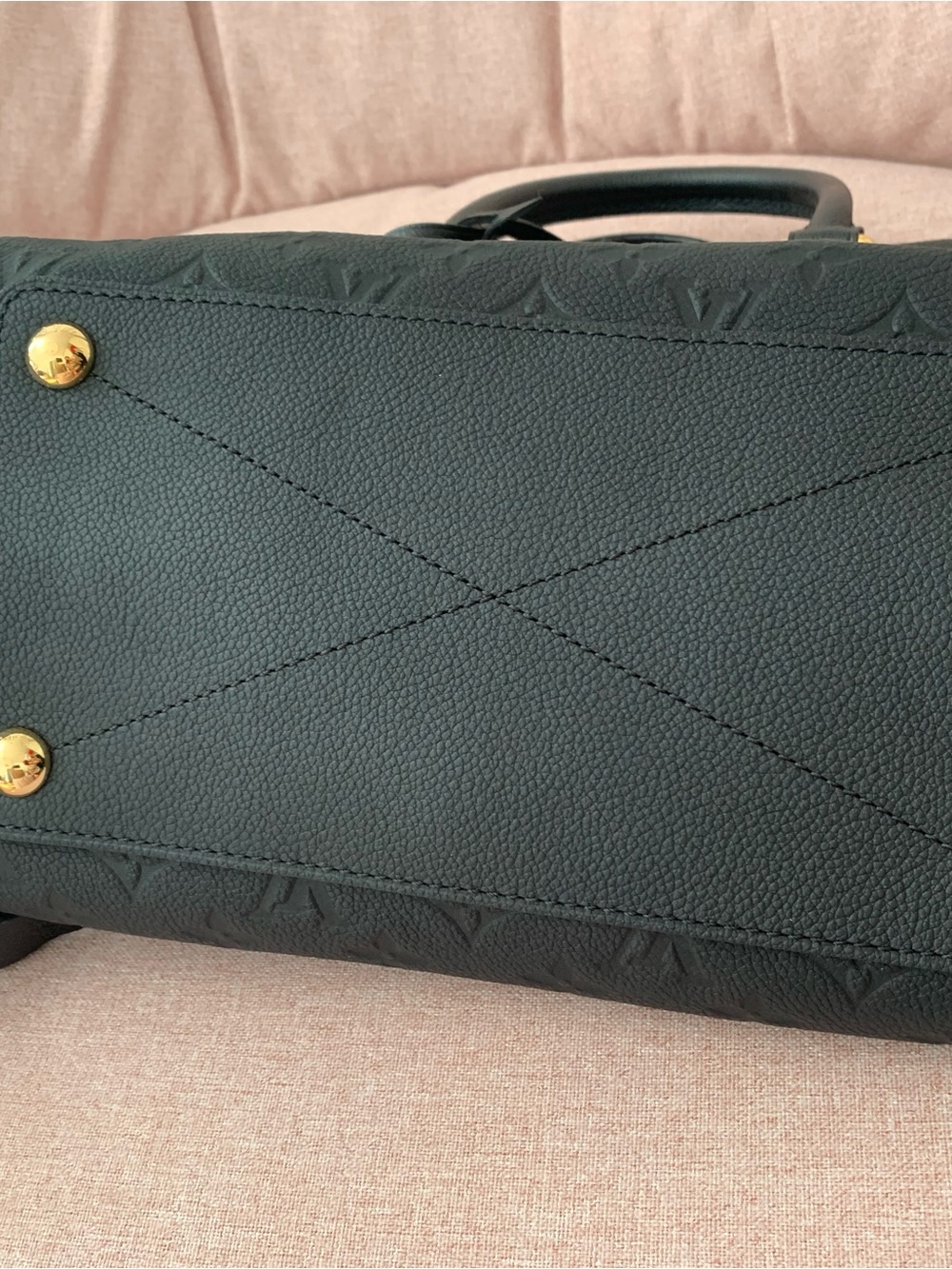 Louis Vuitton Black Monogram Speedy Empreinte- Never worn - Picture 7 of 8